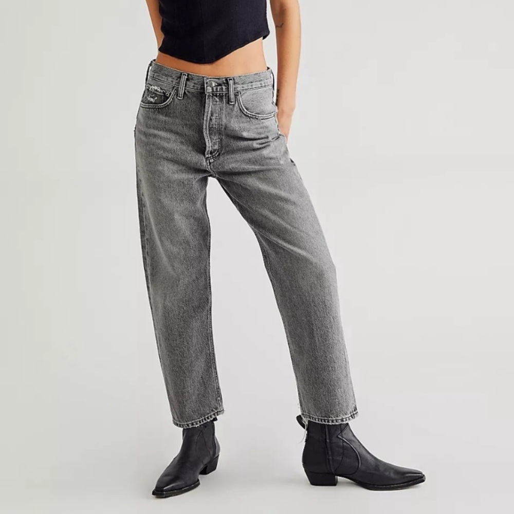 AGOLDE 90’s Crop mid rise loose straight Sz 27